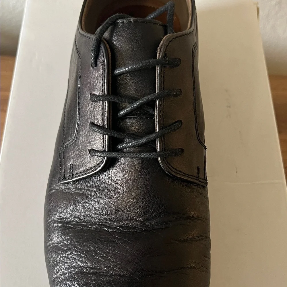 Aldo Men's Classic Black Leather Oxfords